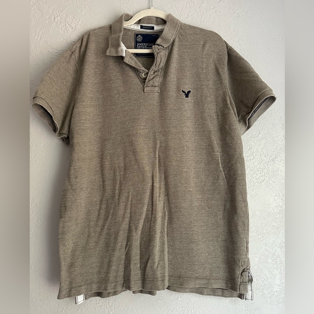 Men’s Brown XL American Eagle Polo